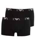 Emporio Armani, 2-Pack Boxer Uomo Logo Eagle_Nero_M/48