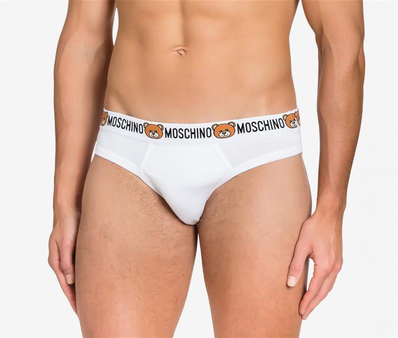 Moda-Underwear:Box 2-Pack Men's Briefs Moschino Teddy Bear - A4746