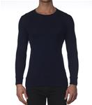 Oscalito Men's Long Sleeve T-Shirt Wool & Silk