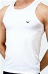 Tank - Stretch Cotton Sleeveless T-Shirt Emporio Armani