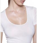 Ragno Short Sleeve Women T-Shirt Merino Wool & Silk