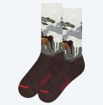 George Stubbs-Mares and Foals in a River Landscape Socks