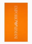 Telo Mare Arancione Logo Emporio Armani 