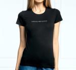 Emporio Armani T-Shirt Donna con Logo Glitter