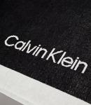 Calvin Klein Telo mare in spugna logo stampato