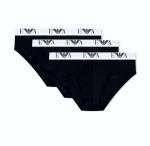 3-Pack Slip Uomo in Cotone Elasticizzato Emporio Armani Logoband EA
