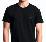 2 Pack T-Shirt Magliette Collo Tondo Emporio Armani Logo Mini-Eagle