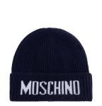 Moschino Berretto con Risvolto Bold Logo