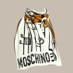 Moschino Teddy Bear Scarf in Wool & Acrylic