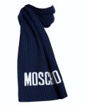 Moschino Sciarpa Logo in Lana_Viscosa e Cashmere