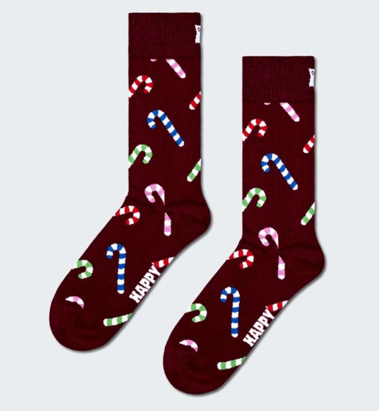 Happy Socks Candy Cane sock