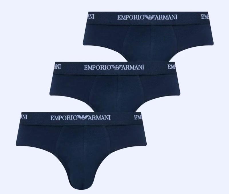 3-Pack Men_s Brief Core Logoband Emporio Armani-Blue/L