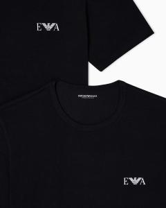 Emporio Armani 2 Pack Men's T Shirt Crew Neck Eagle Logo_black/xl