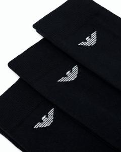 Emporio Armani, 3 Pack Men_s Short Socks one size