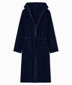 Accappatoio in Spugna con Profilo Logato Emporio Armani