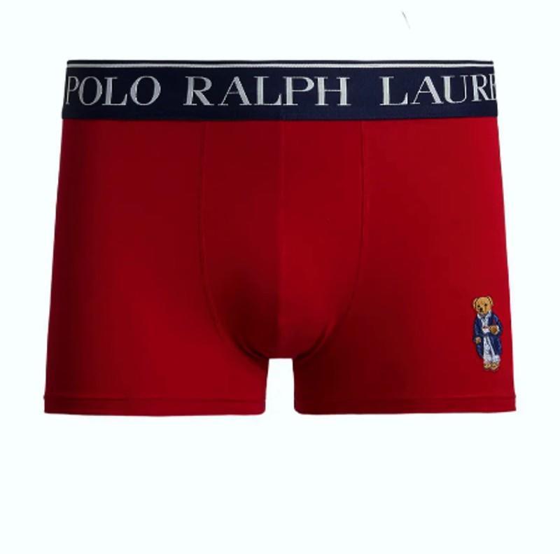 Boxer-Short Uomo Polo Ralph Lauren Logo Orsetto-L/red