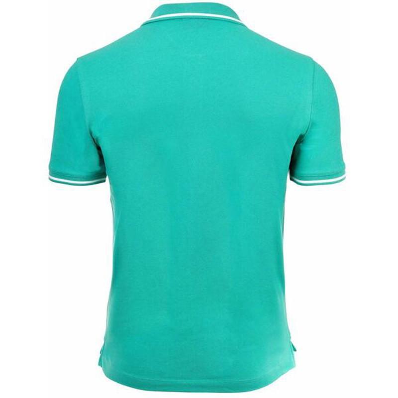 Emporio Armani Polo Uomo a Manica Corta in Puiquet-EMERALD/XXL