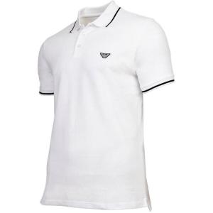 Emporio Armani Polo Uomo a Manica Corta in Puiquet-Bianca/M