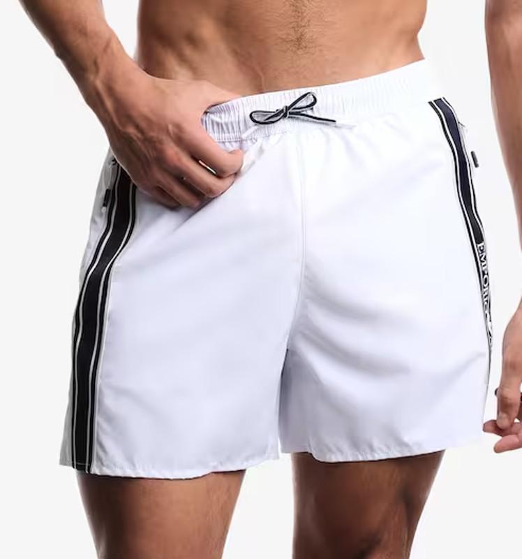 Pool Boxer shorts with logo tape Emporio Armani-white/XL
