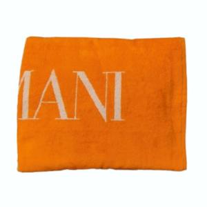 Telo mare in spugna con logo Essential Emporio Armani