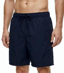 Calvin Klein Tone-on-Tone Logo Swim Shorts-shoreline/M