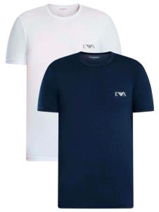 Emporio Armani 2 Pack T-Shirt Magliette Collo Tondo Logo Eagle-MB519-L