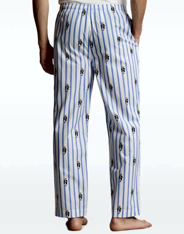 Polo Ralph Lauren Pantaloni pigiama Polo Bear a righe-XL