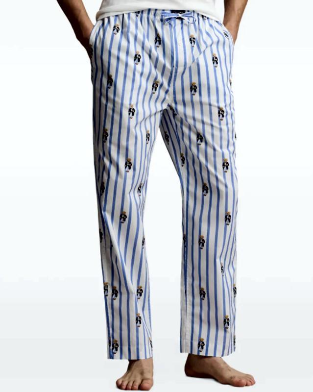 Polo Ralph Lauren Pantaloni pigiama Polo Bear a righe-XL