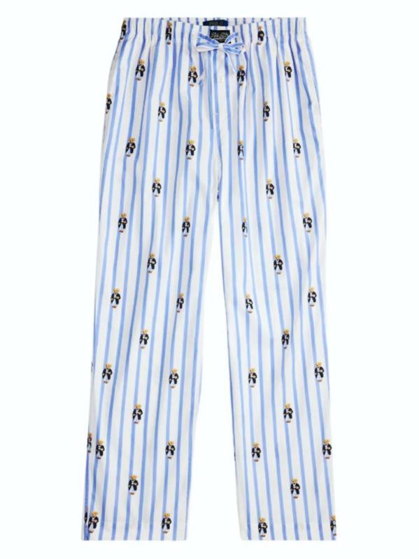 Polo Ralph Lauren Pantaloni pigiama Polo Bear a righe-XL