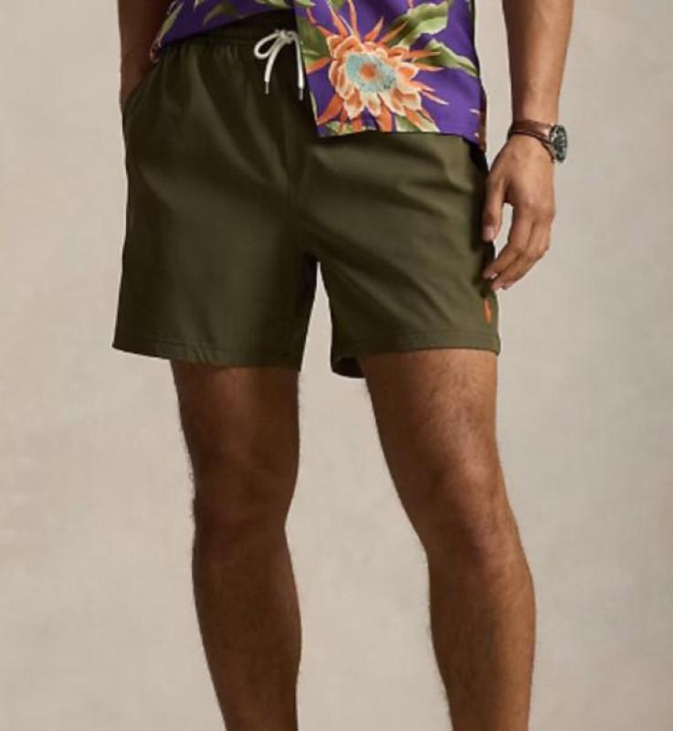 Boxer Mare Uomo Slim Polo Ralph Lauren Traveler-verde/XL