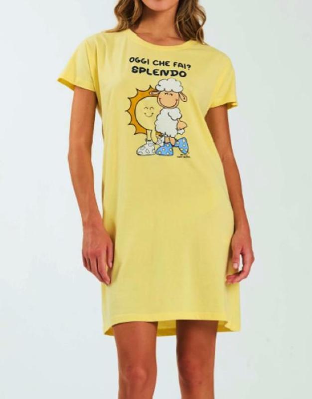 Camicia Notte Splendo-giallo/XL