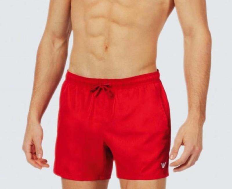 Emporio Armani Swim Shorts with Micro patch Eagle