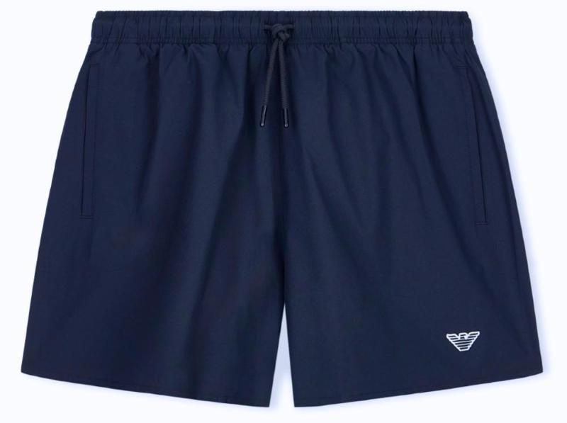 Emporio Armani Swim Shorts with Micro patch Eagle-Blue/M