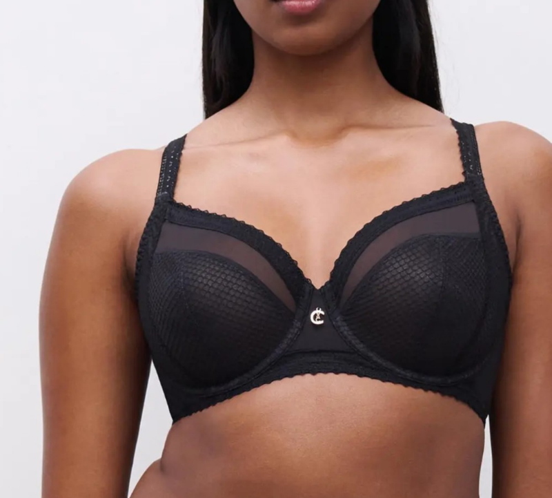 Chantelle Romance Underwired Full Coverage Bra_black-36DD