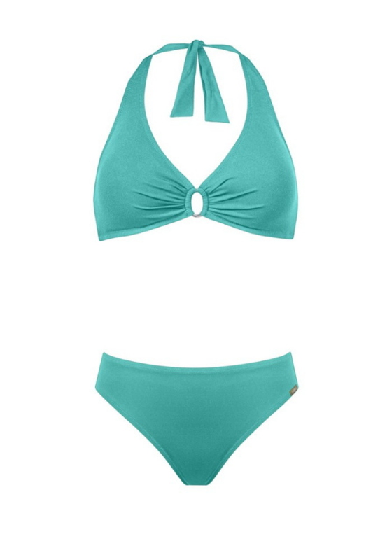 Bikini Allacciato al Collo Lidea The Core--fresh_aqua-It.46/C