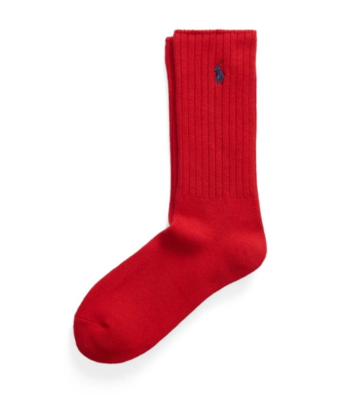 Polo Ralph Lauren
Logo red socks in blend cotton