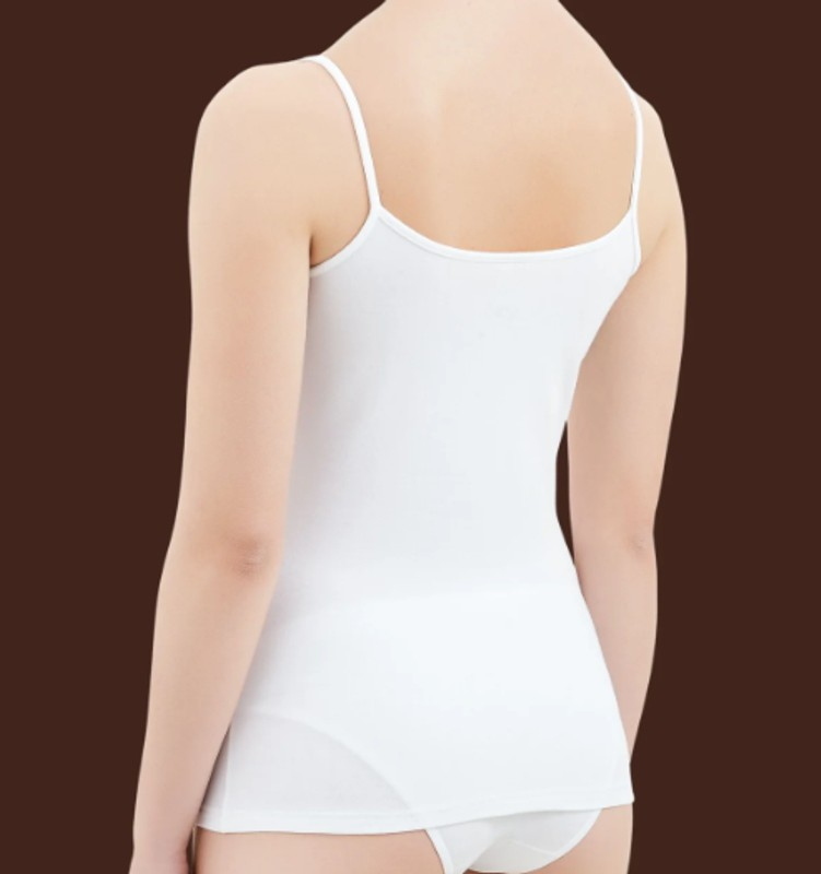 Ragno Pocket-Women's Top in Stretch Cotton-2 Pack_White-4/M