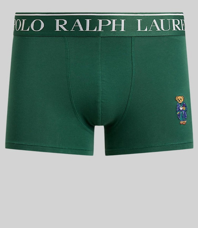 Men s Classic Trunk Polo Ralph Lauren Logo Bear-green/L