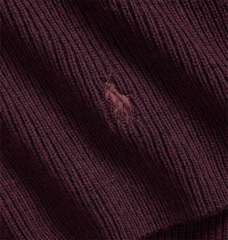 Merino's Wool Scarf Polo Ralph Lauren-merlot