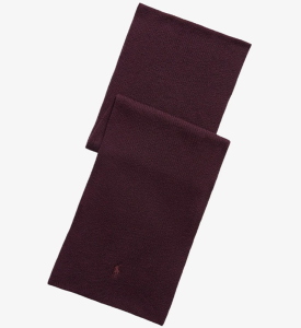Merino's Wool Scarf Polo Ralph Lauren-merlot