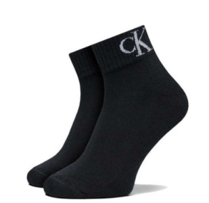 Pack of 2 cotton quarter socks for man with CK logo