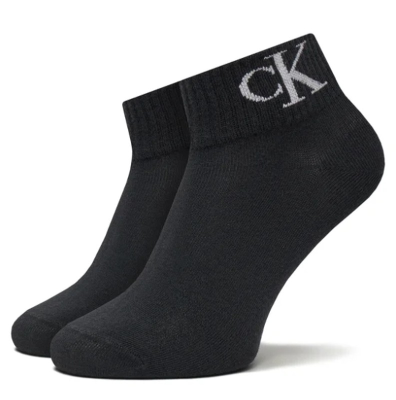 2 Pack Women Ankle Sock CK-black-39/42