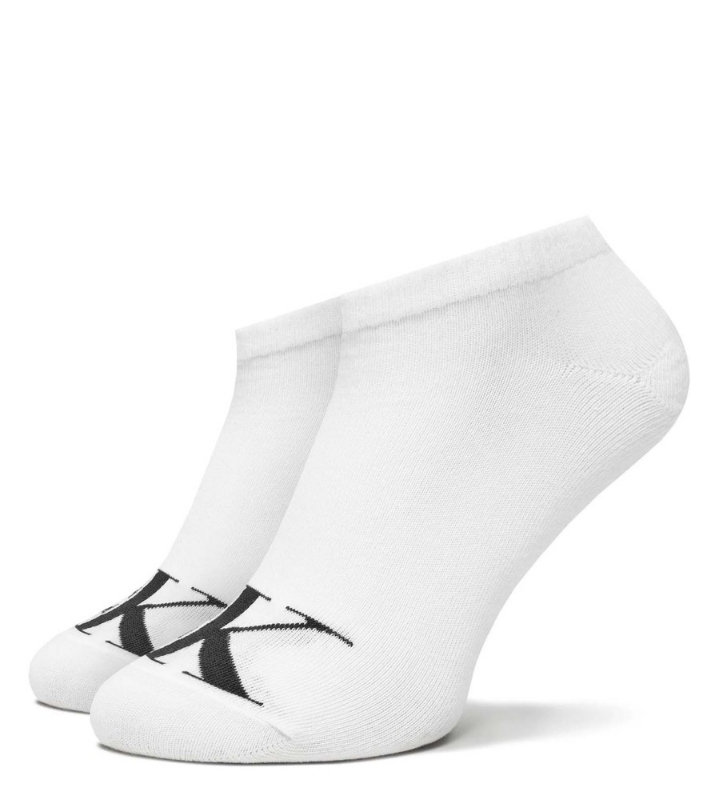 CK 2 Pack Sneaker Sock for Woman-white-35/38