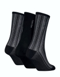 Calvin Klein Donna 3P Calze Corte Giftbox Contrast Rib